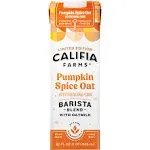 Califia Farms Pumpkin Spice Oat Barista Blend With Oatmilk (32 fl oz)