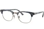 Ray Ban RX5154 Clubmaster Eyeglasses - 8374 Striped Blue