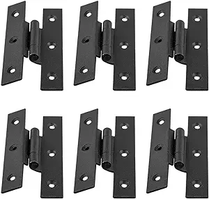 Wrought Iron Cabinet Hinge H Style 3.1/2" H w/ Offset Renovator's Supply 65974