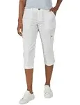 Lee Flex-To-Go Cargo Capri - White, 4, M