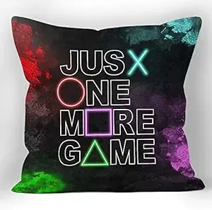 1pc, Gamer Modern Style Polyester Cushion Cover, Pillow Cover, Bedroom Accessories, Sofa Cushion Cover, Collectible Buildings Accessories (Cushion Is Not Included)