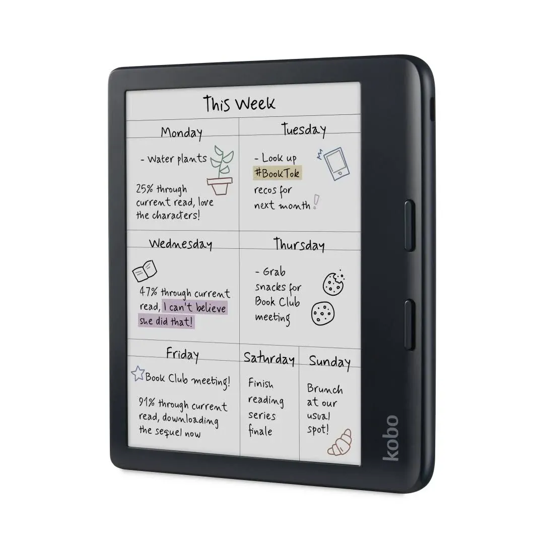 Rakuten Kobo Libra Colour E-book Reader Touchscreen 32 GB Wi-Fi White