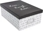 Photo Storage Box-4.5&#034;X8&#034;X11<wbr/>.5&#034; Assorted Black &amp; White