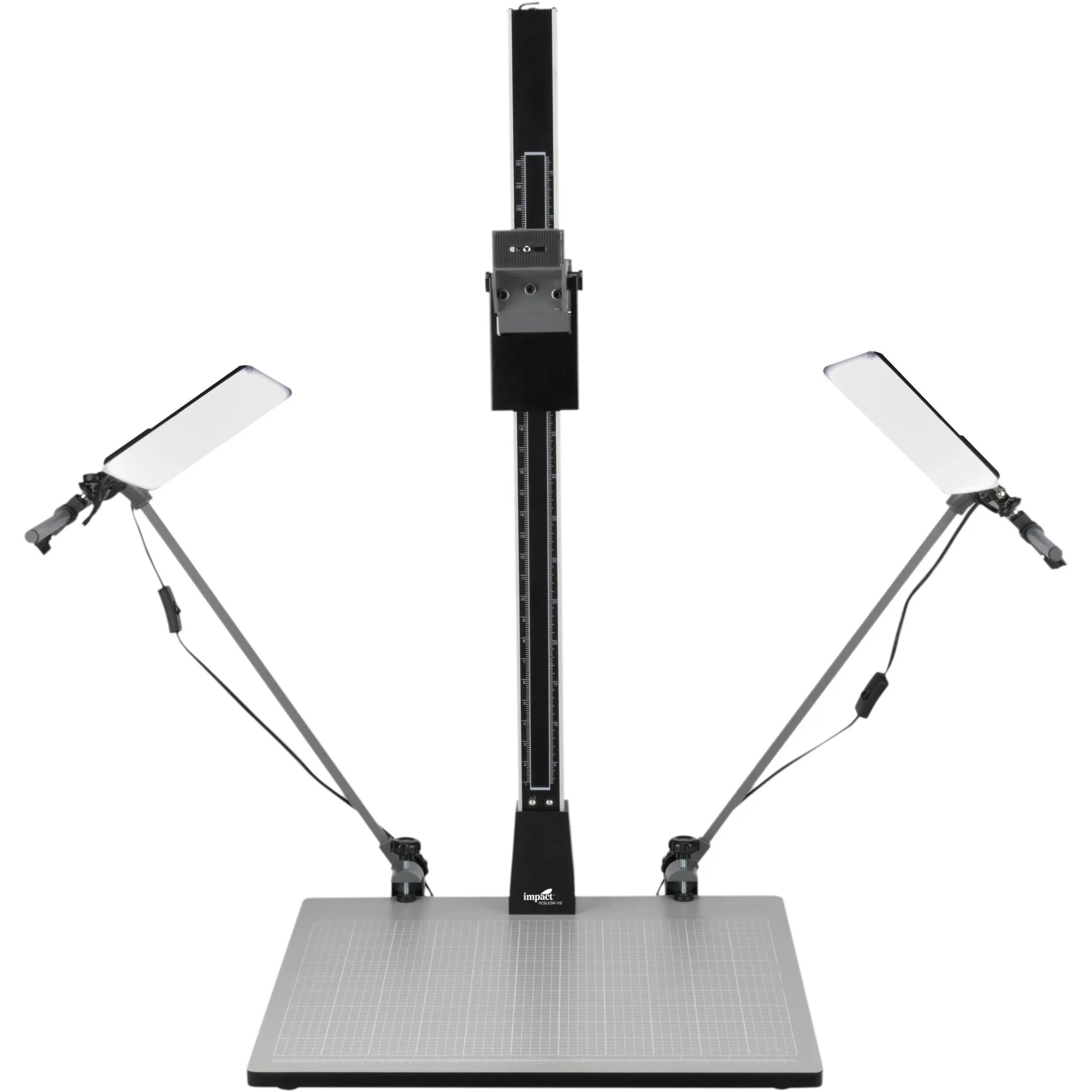 Impact Pro Copy Stand with Dual LED Panel Light Kit