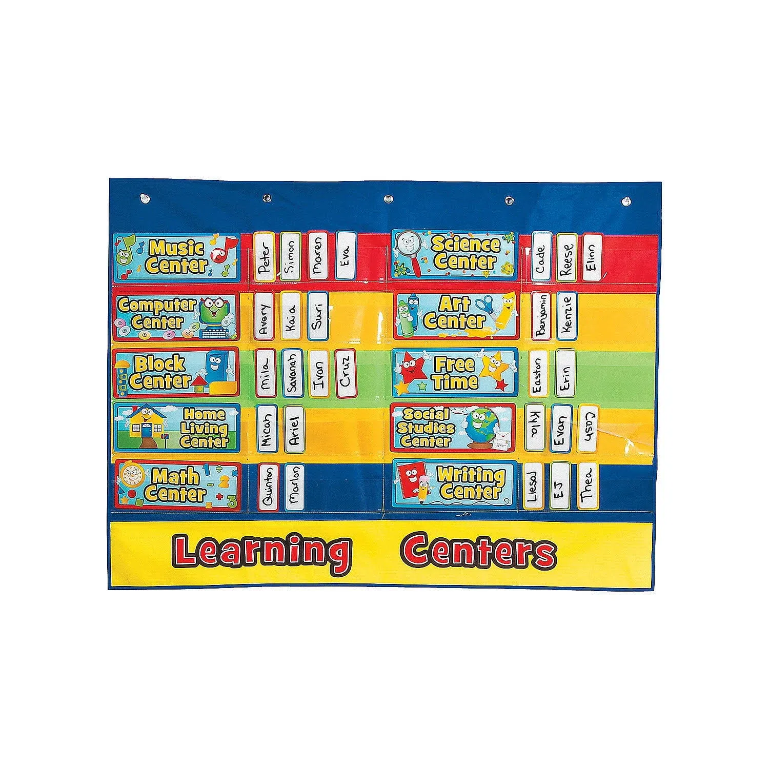 Classroom Centers Pocket Chart - Educational - 49 Pieces, 13743780