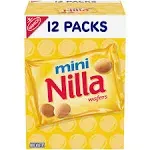 Nilla Wafers, Mini, 12 Packs - 12 pack, 1 oz packs