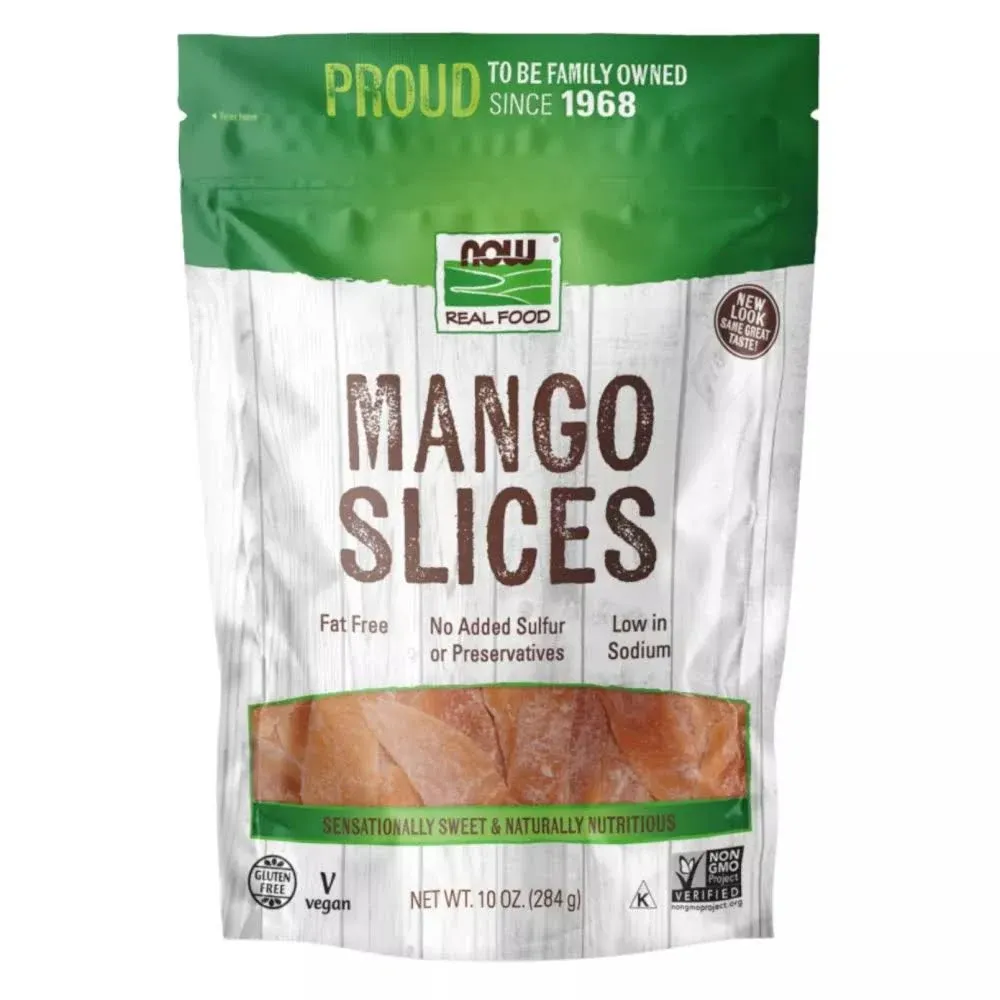 Now Foods tiras de mango - 284g