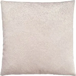 Pillows, 18 X 18 Square, Insert Included, Accent, Sofa, Couch, Bedroom, Polyester, Beige