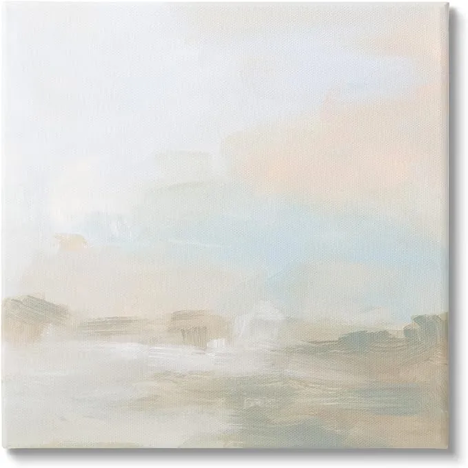 Stupell Industries Modern Neutral Landscape Abstract Canvas Wall Art, Design ...