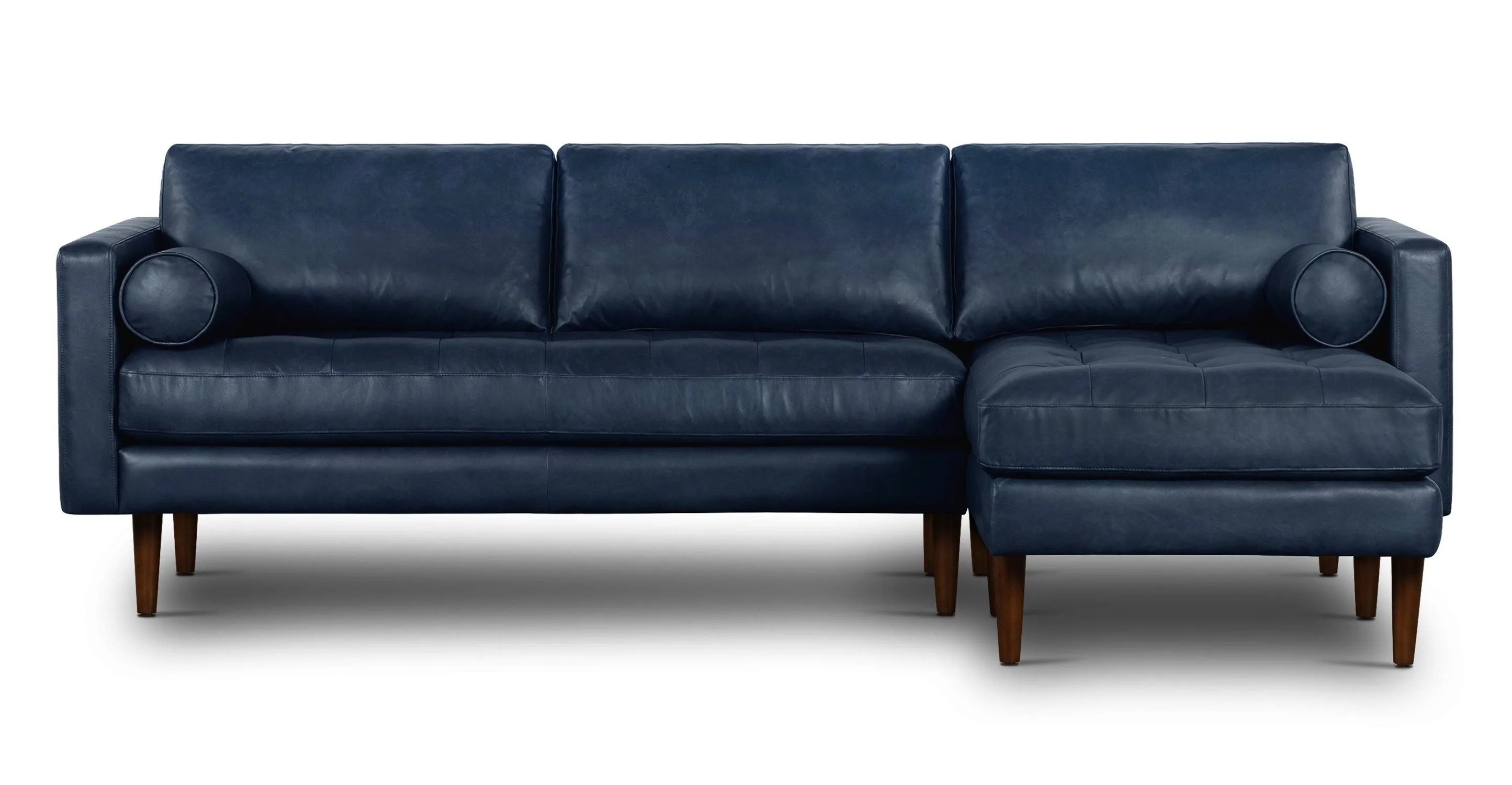 Napa Right-Facing Sectional Sofa in Midnight Blue | Poly & Bark