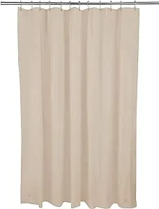 Bath Bliss Premium Shower Curtain Liner in Beige