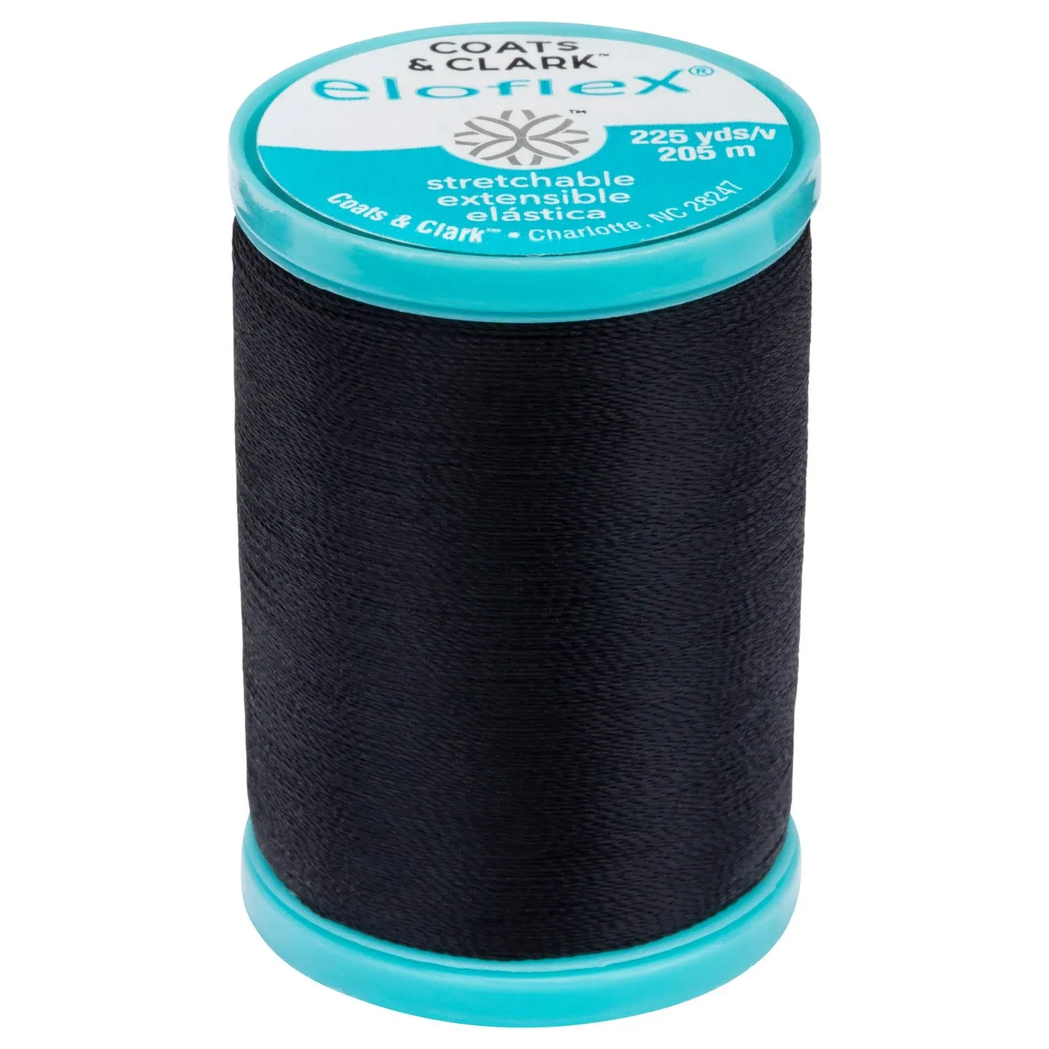 Coats Eloflex Stretch Thread 225yd Box - Black