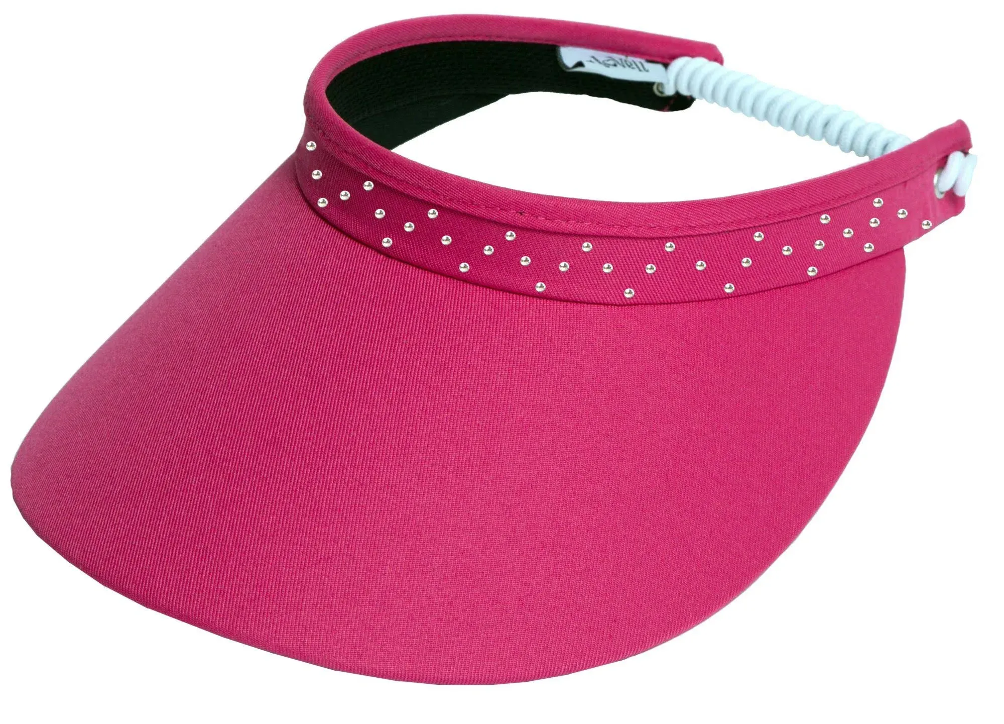 Glove It: Bling Coil Golf Visor - Pink