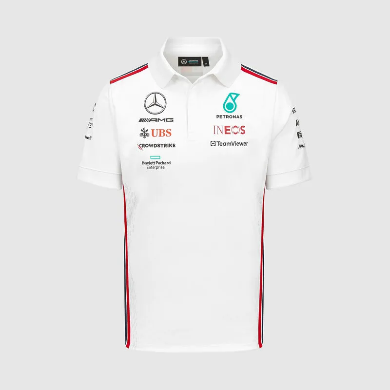 Mercedes AMG Petronas F1 2023 Team Polo - White