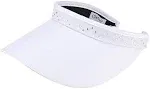 Glove It: Bling Coil Golf Visor - White