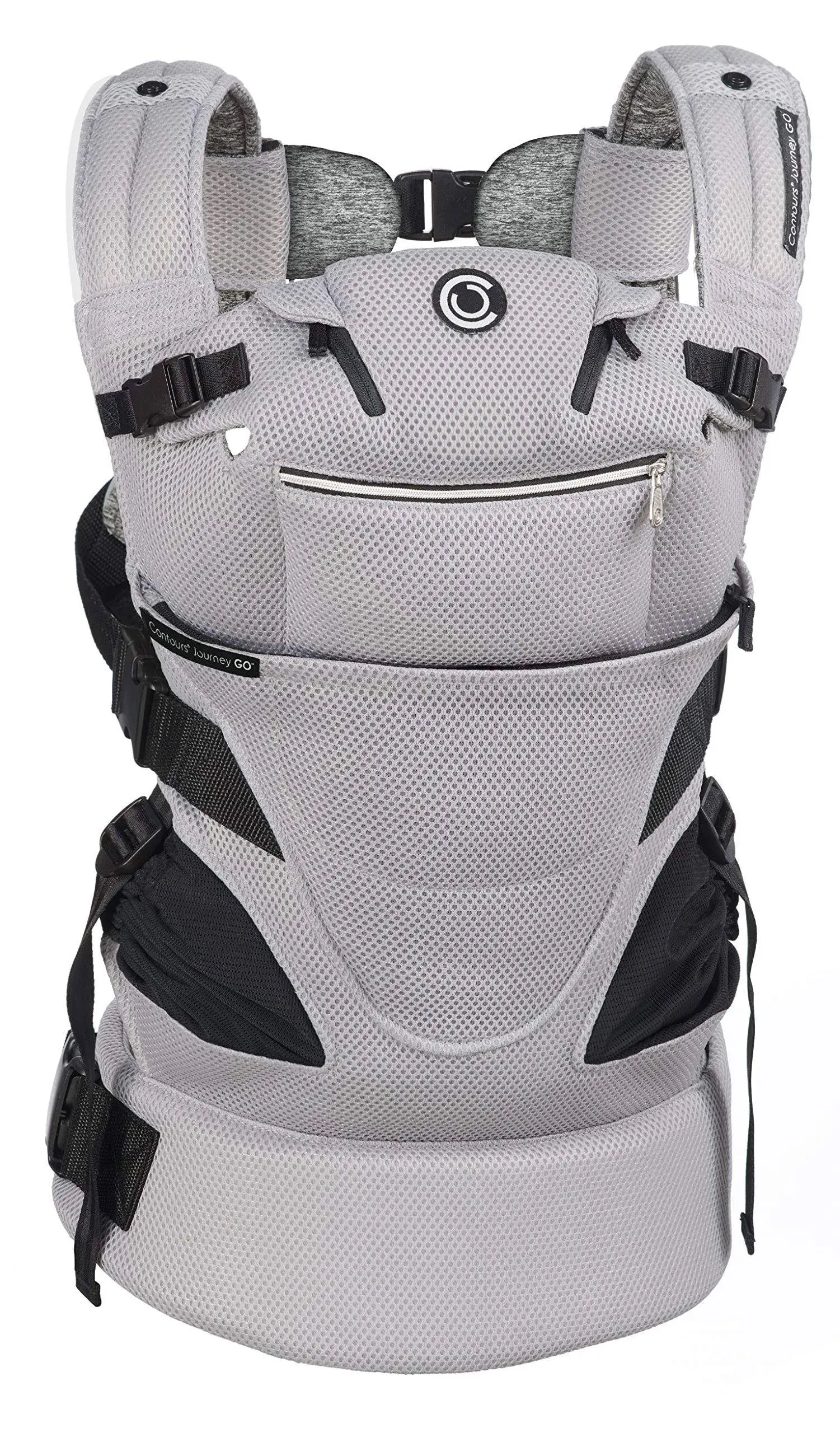 Contours Journey GO 5 In 1 Baby Infant Carrier Grey 0+months and up Reverse 