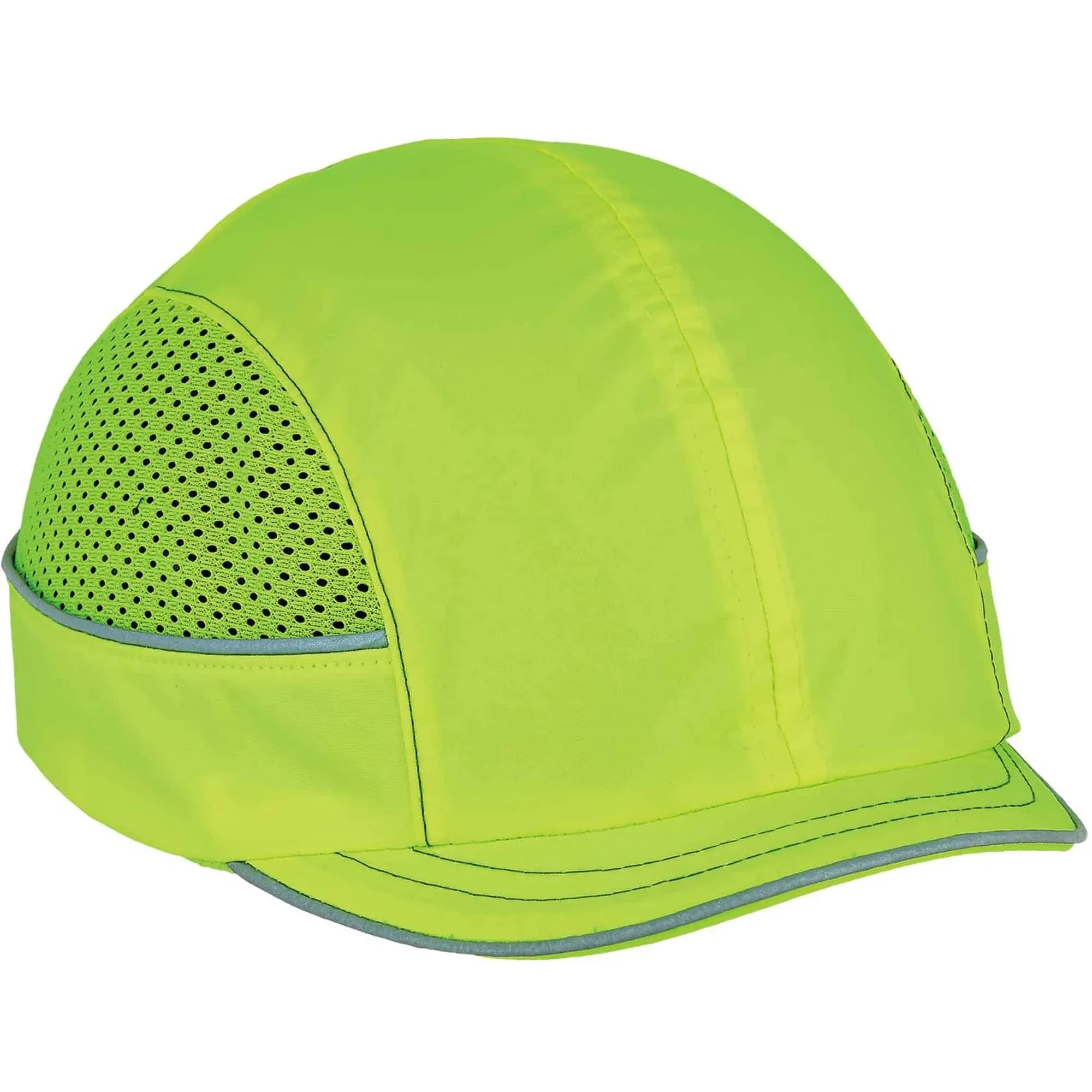 Ergodyne Safety Bump Cap, Baseball Hat Style, Comfortable Head Protection, Micro Brim, Skullerz 8950, Lime