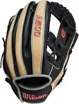 Wilson A500 11.50" Infield Baseball Glove - Black Cork