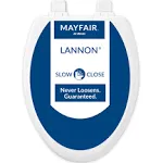 Mayfair Slow Close Toilet Seat White, Elongated