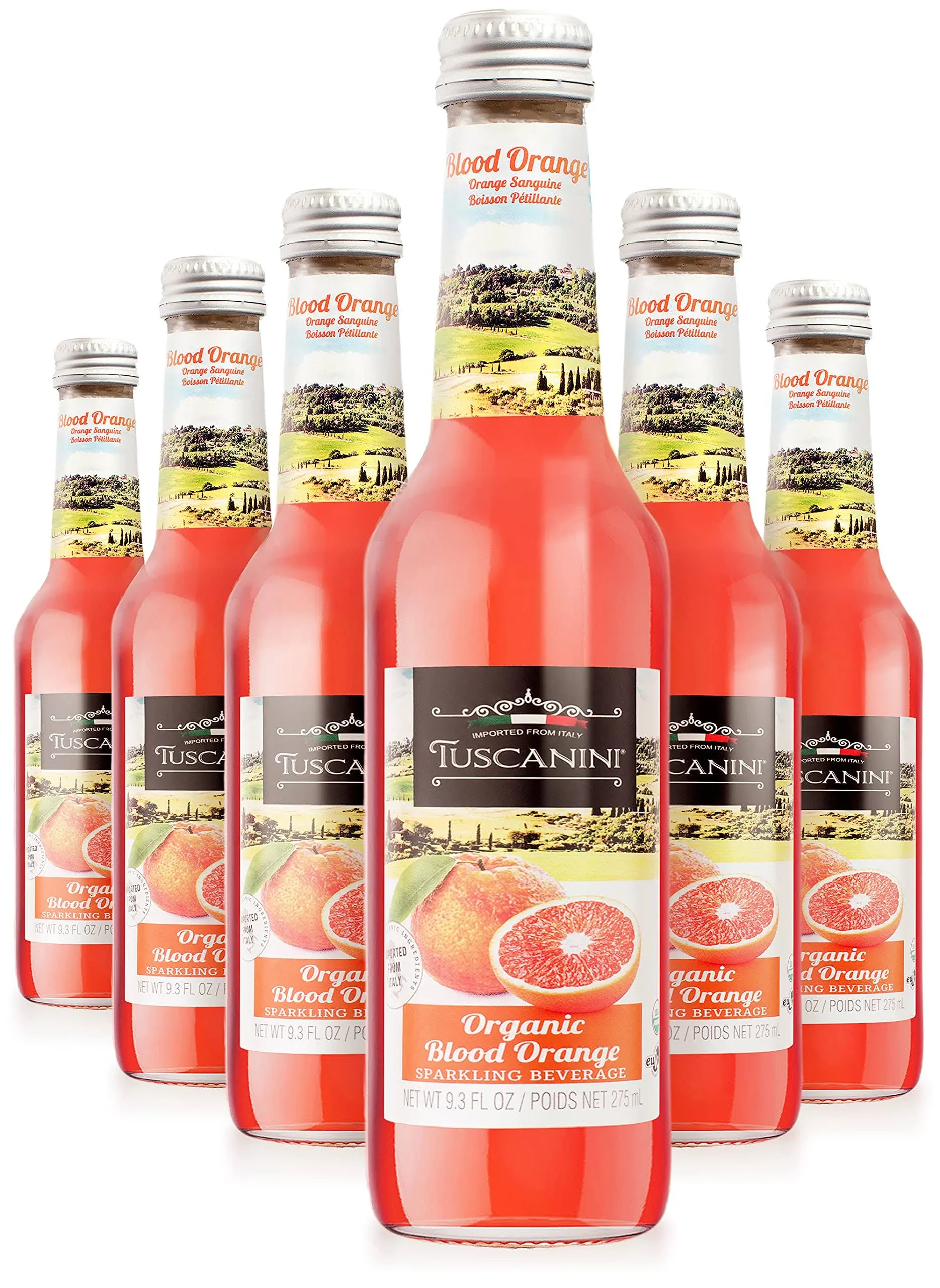 Tuscanini Organic Blood Orange Soda 6 Pack