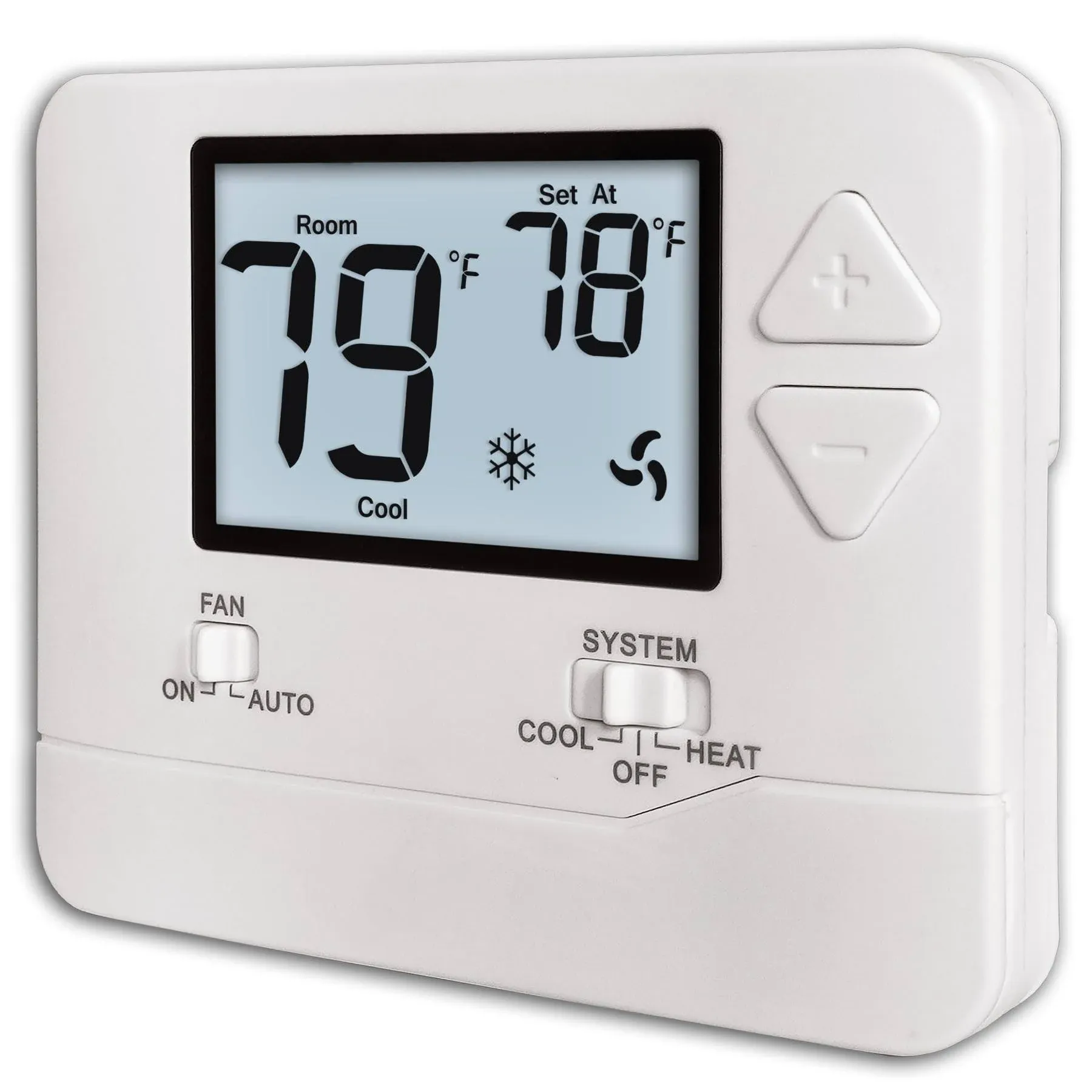 Heagstat Non Programmable Thermostats for Home 1 Heat/ 1 Cool