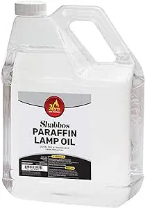 1 Gallon Paraffin Lamp Oil - Clear Smokeless, Odorless, Clean Burning Fuel for Indoor and Outdoor Use - Shabbos Lamp Oil, by Ner Mitzvah