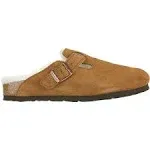 Birkenstock Women's Boston Shearling Clog in Mink Suede Size EU 40/US 9-9.5 Narrow