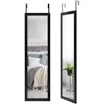 Americanflat Full Length Floating Mirror - Black