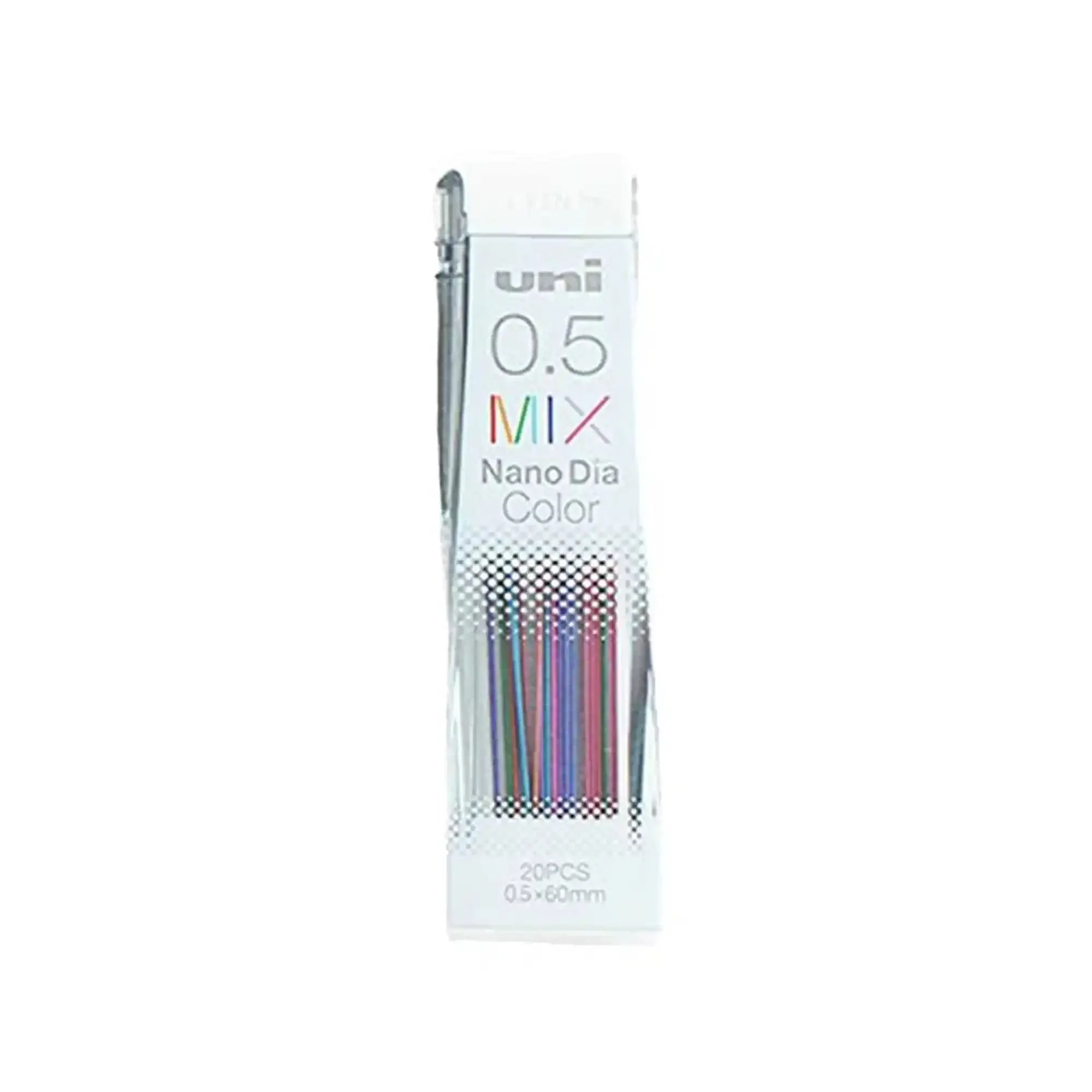 Uni Mechanical Pencil Lead, Nano Dia Color Mix, 0.5mm