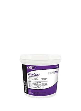 TEC AccuColor - Premium Sanded Grout - Enhanced Color-Consistent, Wear-Resistant, Shrink-Resistant Joint Filler for use with Tile - 25 LB - 910 Bright White Color