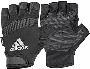 adidas Performance Gloves for Women and Men - Built-In Mesh Ventilation - Ergonomic Padding for Comfort and Grip - Adjustable Velcro Fastening - For Training, Sports, and General Fitness - Large