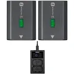 Sony NPFZ100 Z-Series Rechargeable Camera Battery (Two-Pack) Bundle with Dual Charger (3 Items)