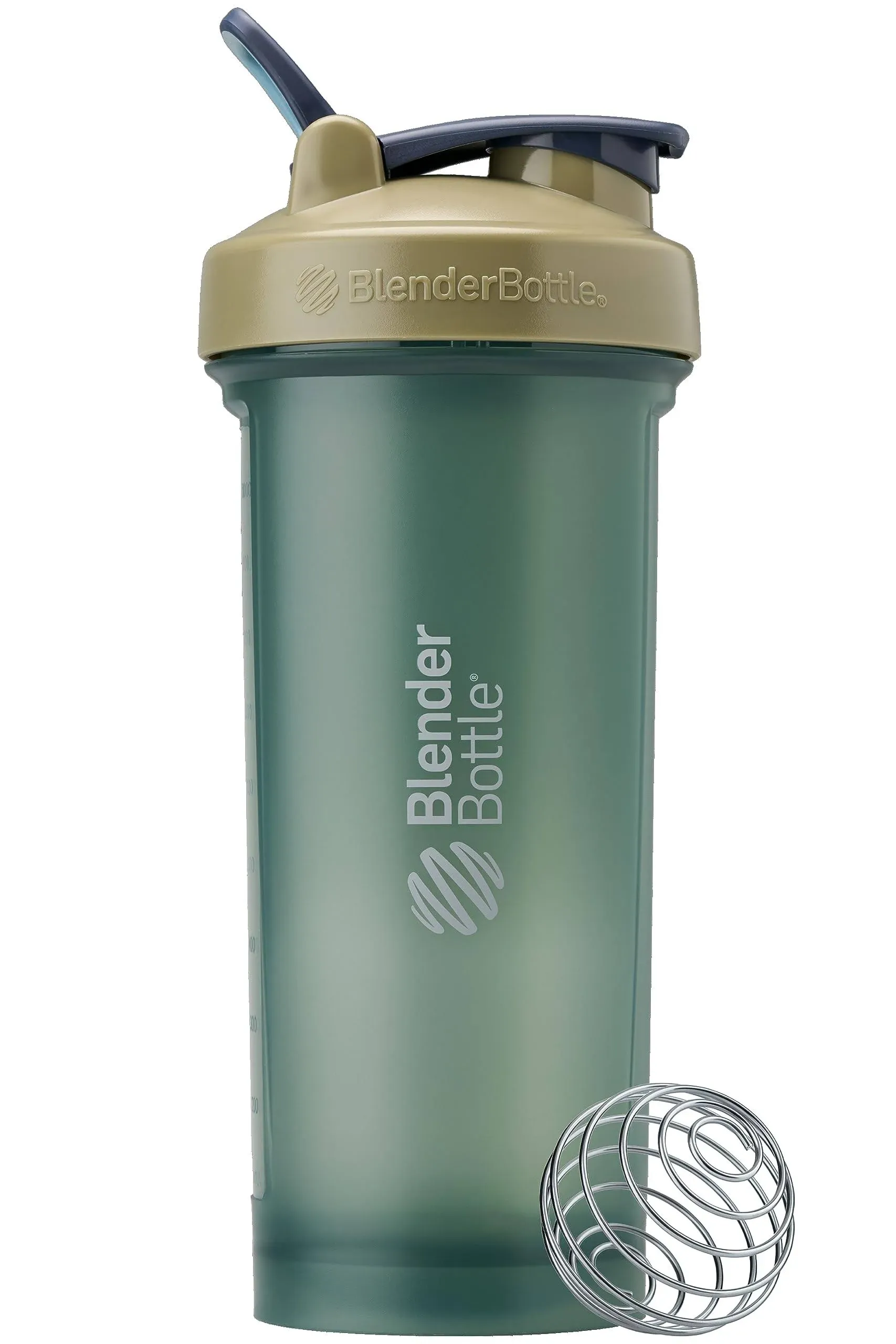 BlenderBottle Classic V2 Shaker Bottle Perfect For Protein Shakes And Pre Workout, 45oz, Full Color Tan