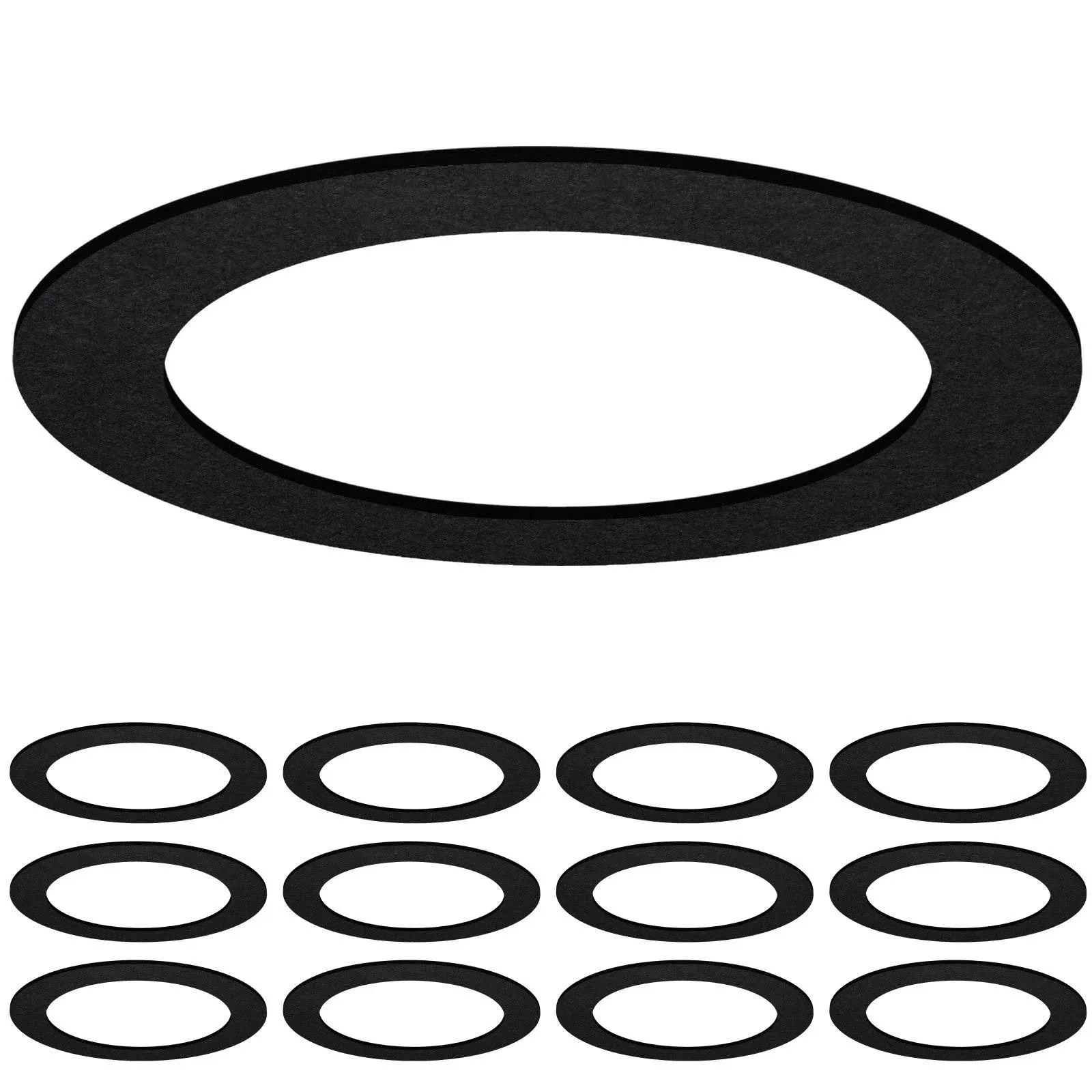 Black Goof Ring for 5/6 Inch Recessed Lights