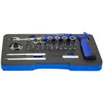 Pro-Lift Palm Ratchet Kit - 24 PCS 72-Tooth Ratcheting Wrench Set