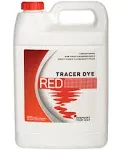 Concentrated Red Tracer Dye - Highly Concentrated Fluorescent Water Tracing & Leak Detection Dye - One Gallon (128 Ounces)