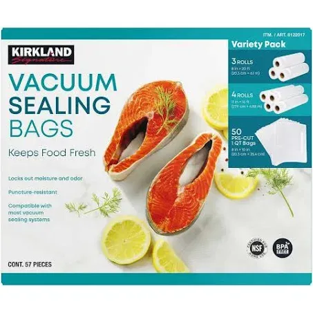 Kirkland Signature Vacuum Sealing Bags, Assortment Pack