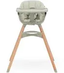 Lalo The Chair Convertible 3-in-1 High Chair - Wooden High Chair for Babies & Toddlers, Baby High Chair with Dishwasher Safe Tray, Adjustable