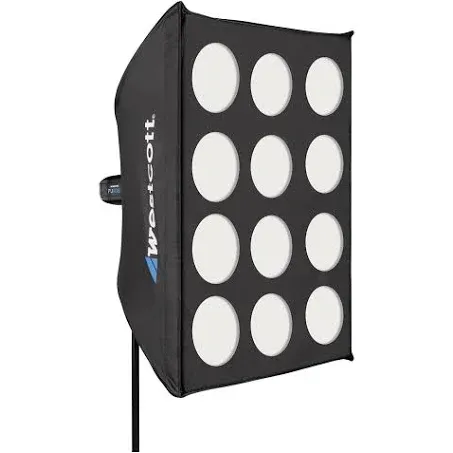 Westcott Pro Light Mods (2-Pack) - Quick Softbox Attachment Simulating Stadium Lights, Stage Lighting Prop, Fashion Lighting for Westcott & 3rd Party Softboxes - 3 x 4 ft (91.4 x 121.9 cm)