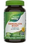 Traditional Diuretic Herb - Dandelion Root Powder Capsules - Gluten Free &amp; Vegan