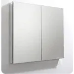 Fresca 40" Wide x 36" Tall Bathroom Medicine Cabinet with Mirrors