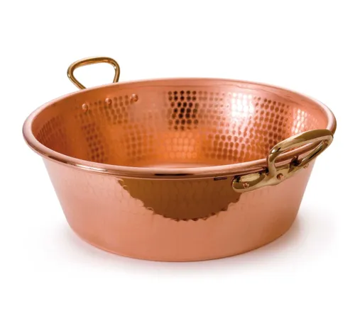 Mauviel M&#039;Passion Copper Jam Pan With Bronze Handles, 9.5-Quart