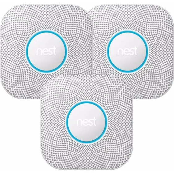 Google Nest Protect Carbon Monoxide Smoke Detector - S3003LWES