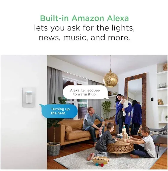 Ecobee Switch+ Smart Light Switch, Amazon Alexa Built-in