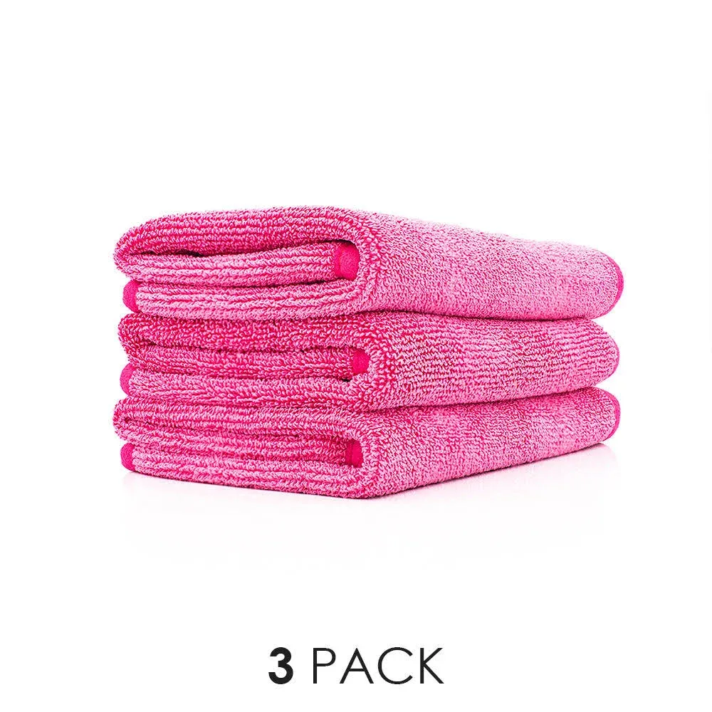 The Rag Company - Premium Glass Pink 3 Pack