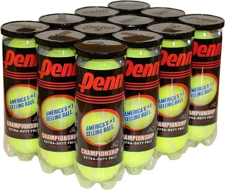 Penn Championship Extra Duty High Altitude Tennis Balls 12 Cans (36 Balls