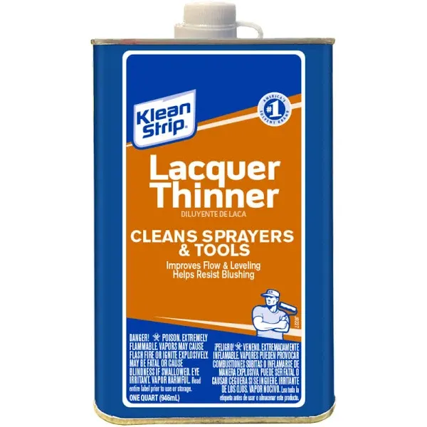 Klean Strip Lacquer Thinner - 1 qt