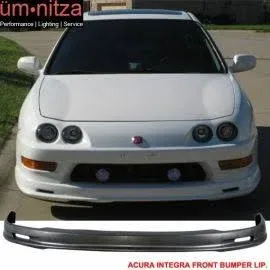 Fit 94-97 Acura Integra DC2 JDM Mugen Style Front Bumper Lip Spoiler Splitter PP