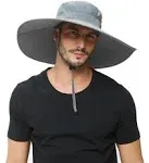 Super Wide Brim Sun Hat-UPF 50+ Protection,Wat<wbr/>erproof Bucket Hat for Fishing,...