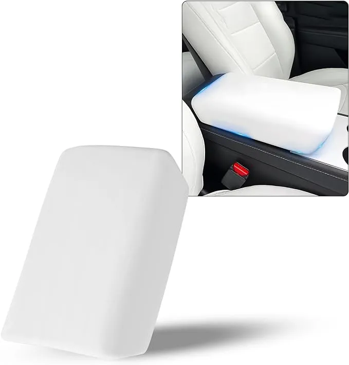 CusDusk Car Armrest Cover for Tesla Model 3 Y Center Console Protector Pad ...